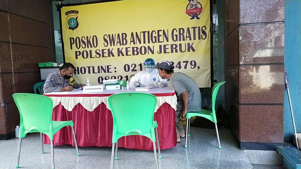 32 Warga Kebon jeruk Non Reaktif Usai Pelaksanaan Swab Antigen Pasca Mudik Lebaran