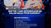 Kapolsek Tambelang: Harus Paham Pelaksanaan PPKM Darurat pada Sektor Non-Esensial, Esensial dan Kritikal