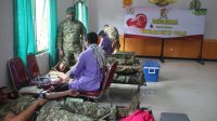 HUT Ke-75 Peralatan Angkatan Darat, Denpal Divif 2 Kostrad Gelar Donor Darah