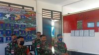 Vicon Apel Jajaran Danpos Yonarmed 6/3 Kostrad Dalam Rangka Evaluasi Kegiatan Operasi Satgas Pamtas RI-RDTL Sektor Barat