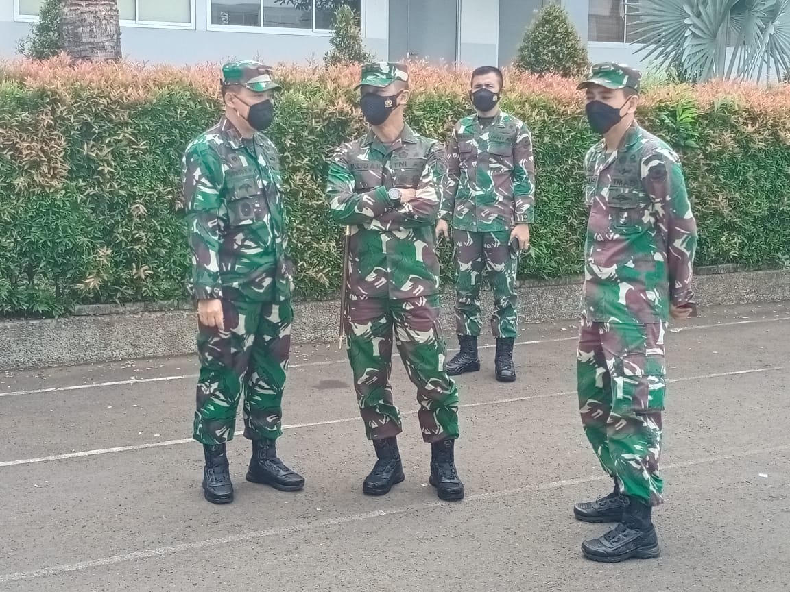 Kodim 0503/JB Gelar Serbuan Vaksinasi TNI -AD 5000 Perhari Sesuai Instruksi Kasad