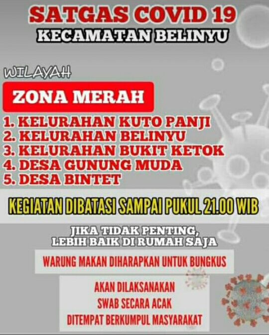 Kondisi Kecamatan Belinyu Memprihatinkan