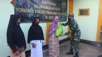 Jelang HUT Ke-59, Yonarmed 10 Kostrad Gelar Bakti Sosial Bagikan Sembako Kepada Masyarakat