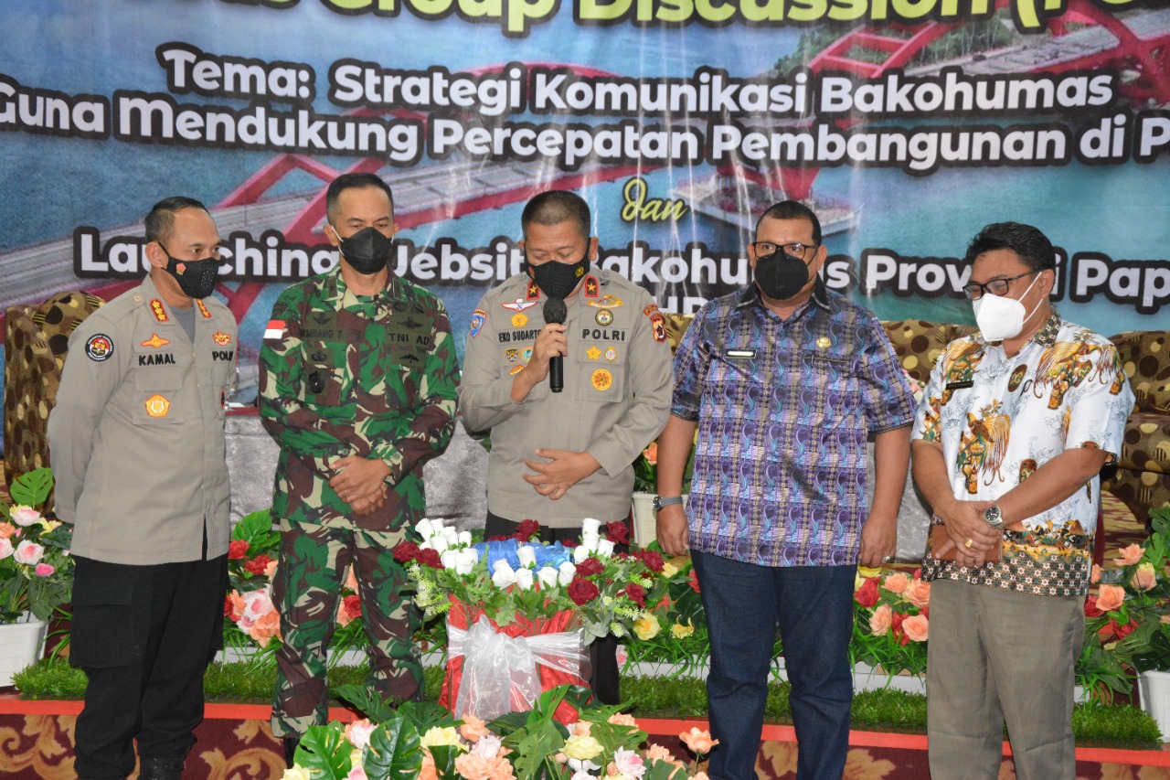 Kasdam XVII/Cenderawasih Hadiri FGD Bakohumas Provinsi Papua