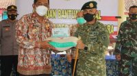 Peringati HUT Ke-55 Brigif PR 18 Kostrad, Yonif PR 503 Kostrad Bagikan Sembako dan Masker kepada Masyarakat