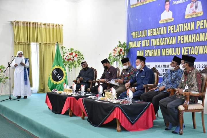 Plt. Bupati Bener Meriah Dailami Buka Pelatihan Pembinaan Mualaf