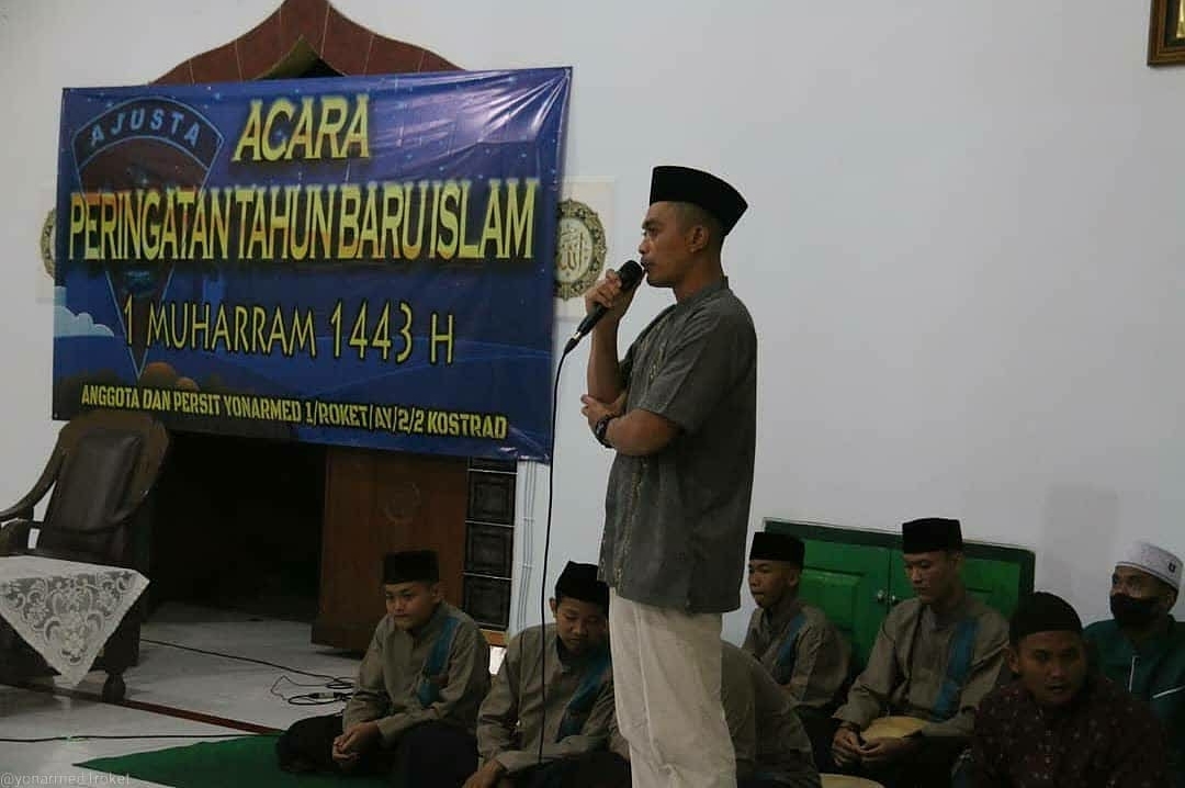 Yonarmed 1 Kostrad Peringati Tahun Baru Islam 1 Muharram 1443 Hijriah