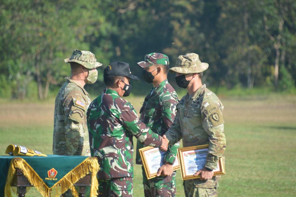 Garuda Shield-15/2021, Latihan Bersama terbesar sepanjang sejarah hubungan Indonesia-Amerika Serikat resmi ditutup