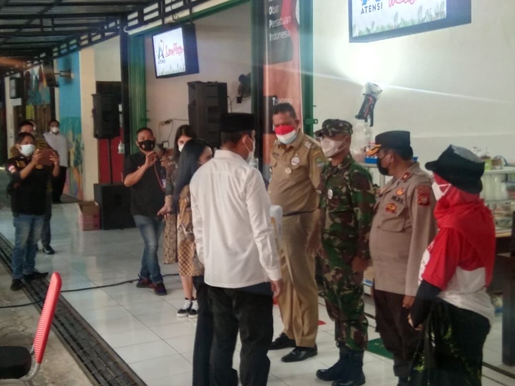 Kaur Komsos Kodim 0507/Bekasi Hadiri Peresmian Louncing Warung NKRI