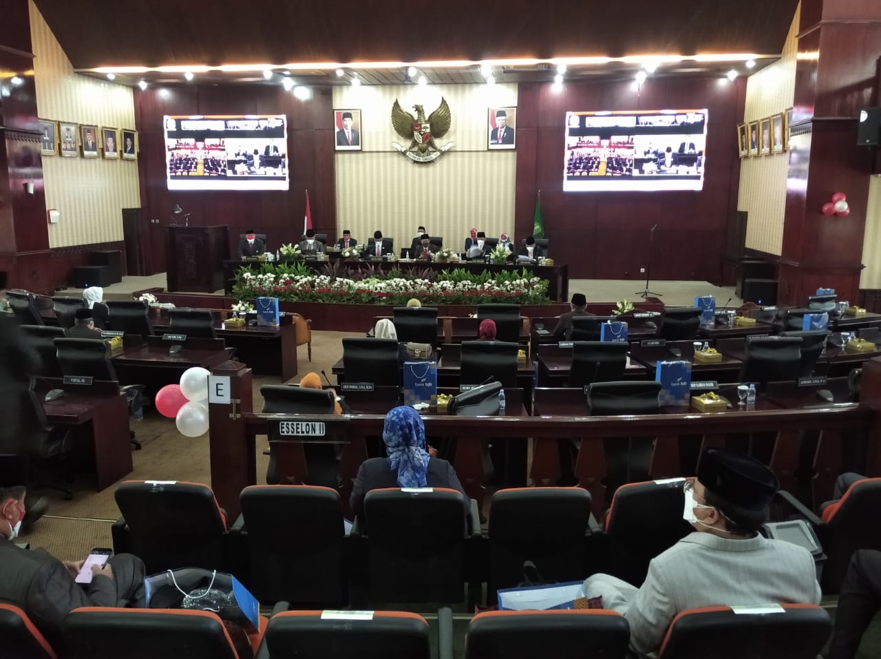 Sambut HUT RI Ke 76, Dandim 0507/Bekasi Hadiri Rapat Paripurna DPRD Kota Bekasi