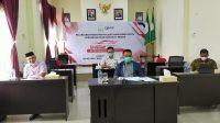 Pemkab Aceh Timur Rakor Virtual Pembentukan TP2DD Provinsi Aceh dengan BI