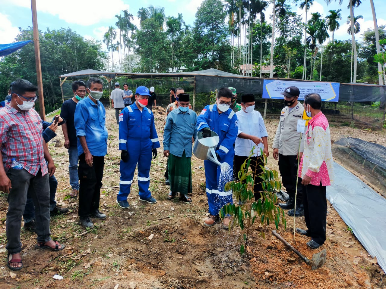 MEDCO E&P DUKUNG PETANI ACEH TIMUR DENGAN RIBUAN BIBIT BUAH UNGGUL