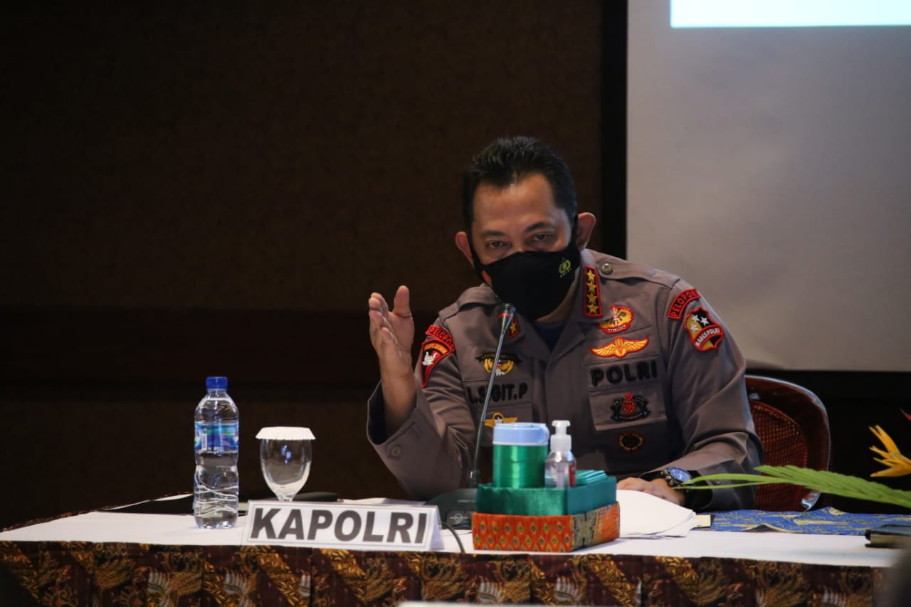 Rapat Kesiapan PON XX Bareng Forkopimda Mimika, Kapolri: Perlu Langkah Extraordinary Cegah Covid-19