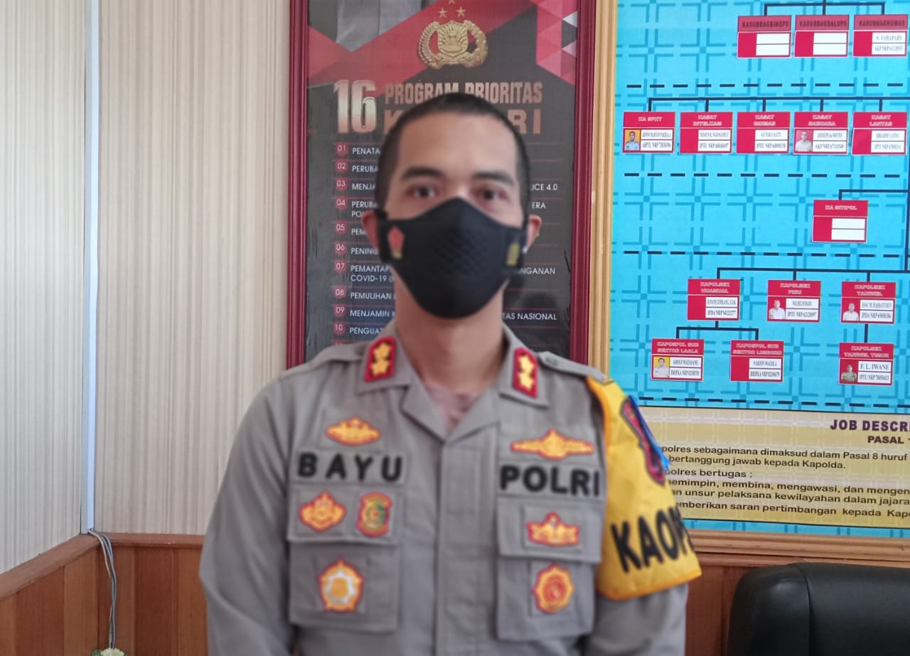 Meski Sudah Divaksin, Kapolres SBB Imbau Warga Tetap Jalankan Prokes