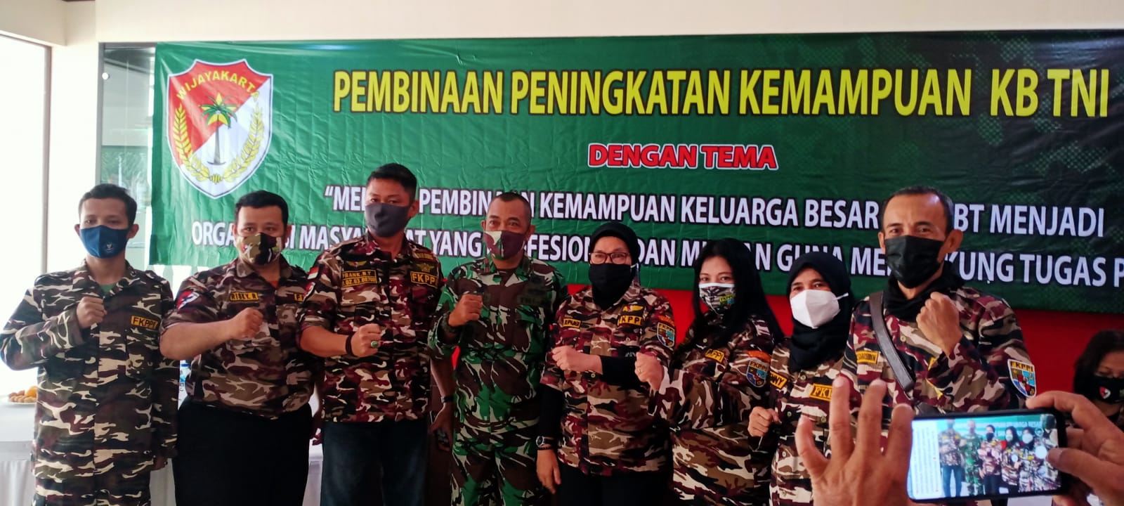 Pembinaan Peningkatan Kemampuan KB TNI Oleh Kodim 0505/JT