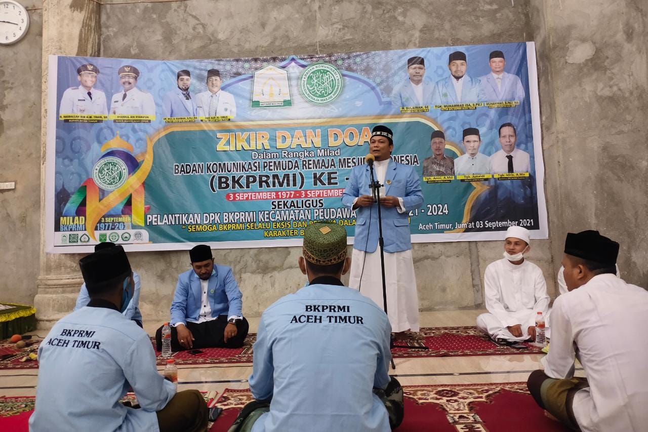 DPK BKPRMI Peudawa Dilantik Bertepatan Milad BKPRMI Ke-44