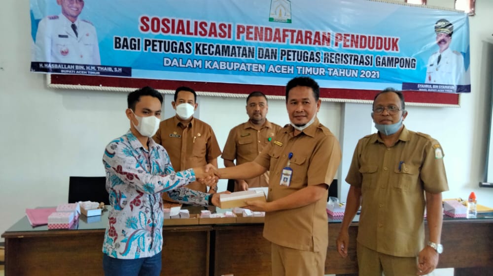 Disdukcapil Aceh Timur Gelar Sosialisasi Pendaftaran Penduduk