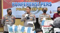 *Kapolres Aceh Timur Pimpin Konferensi Pers Pengungkapan Pelaku Tindak Pidana Penyalahgunaan Narkotika*