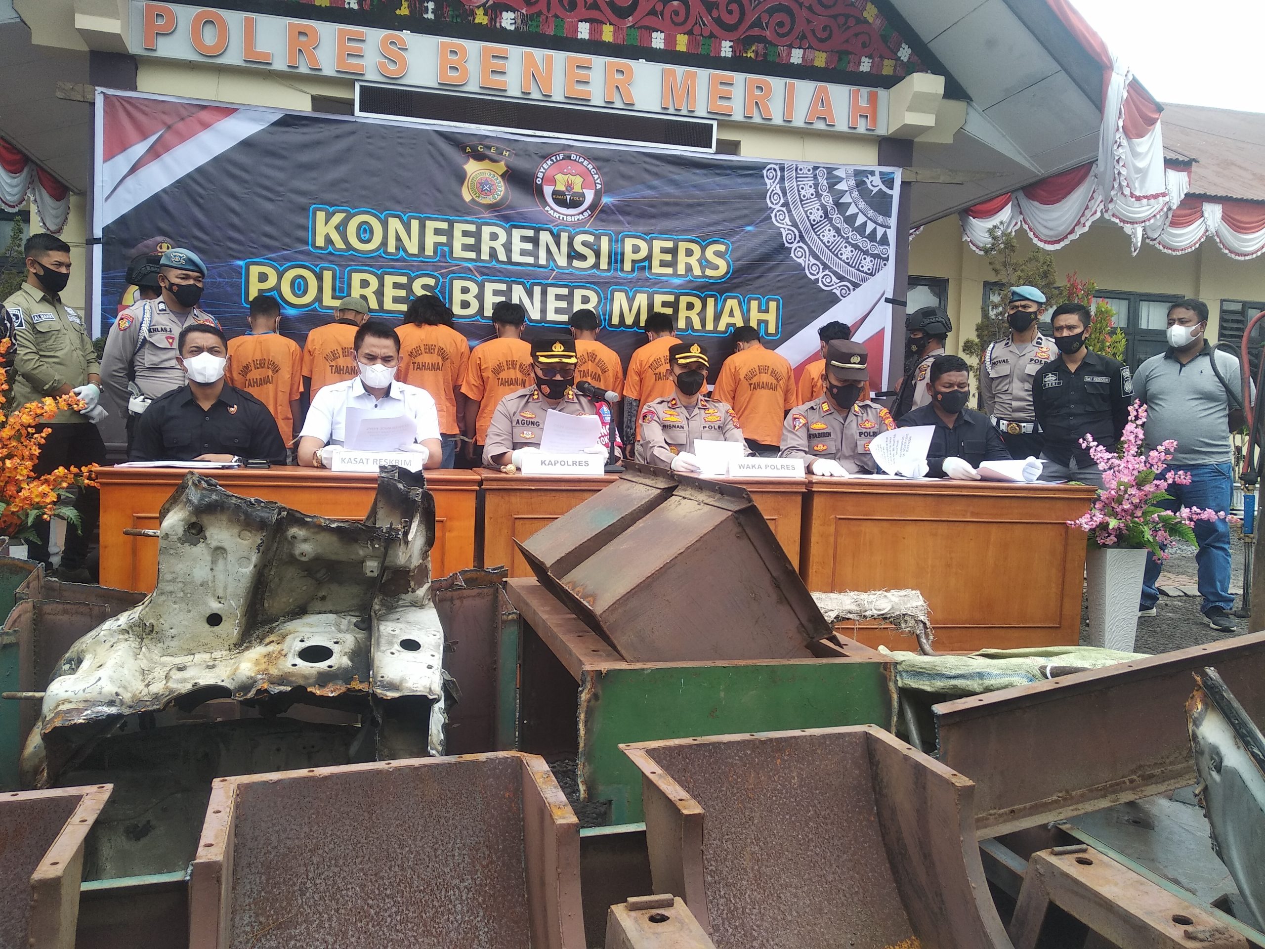 Satreskrim Polres Bener Meriah Berhasil Ungkap Dua Kasus Pencurian Pemberatan (Curat), Di Dua Lokasi Terpisah