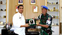 Kunjungan Komandan Datasemen Polisi Militer (Dandenpom) I/1 Disambut Baik Walikota Pematangsiantar