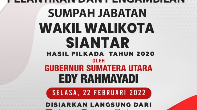 Besok, Gubsu Lantik dan Ambil Sumpah Wakil Walikota Pematangsiantar Dr. Hj. Susanti Dewayani Sp.A