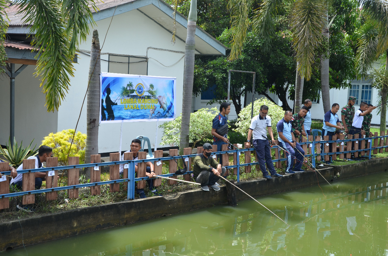 Lomba Mancing Meriahkan HUT Ke-57 Lanal Dumai Tahun 2022