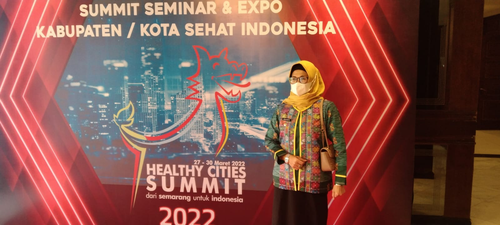 Plt Walikota Pematangsiantar Hadiri Acara Pembukaan Summit Seminar dan Expo Kabupaten/Kota Sehat (Healthy City Summit) Indonesia 