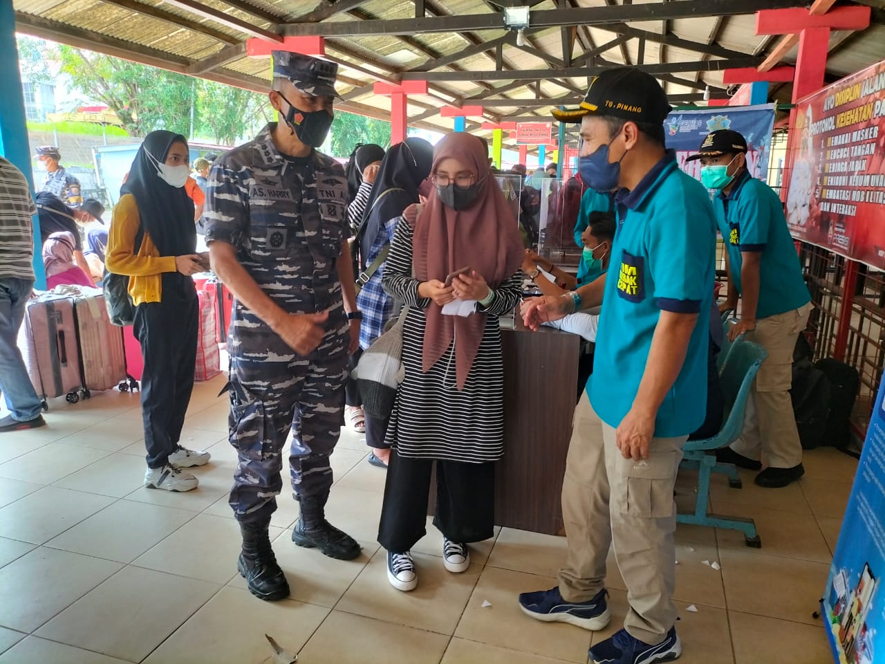 PELABUHAN SRI BAYINTAN MENJADI LOKASI SERBUAN VAKSIN MARITIM