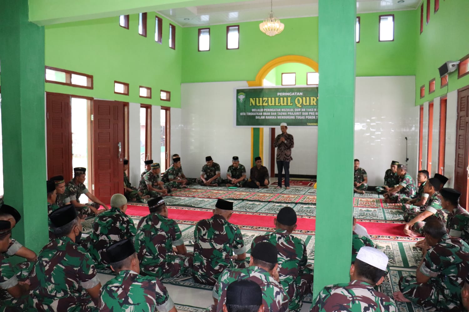 Kodim 0106/Ateng Peringatin Nuzulul Qur’an Tahun 1443 H