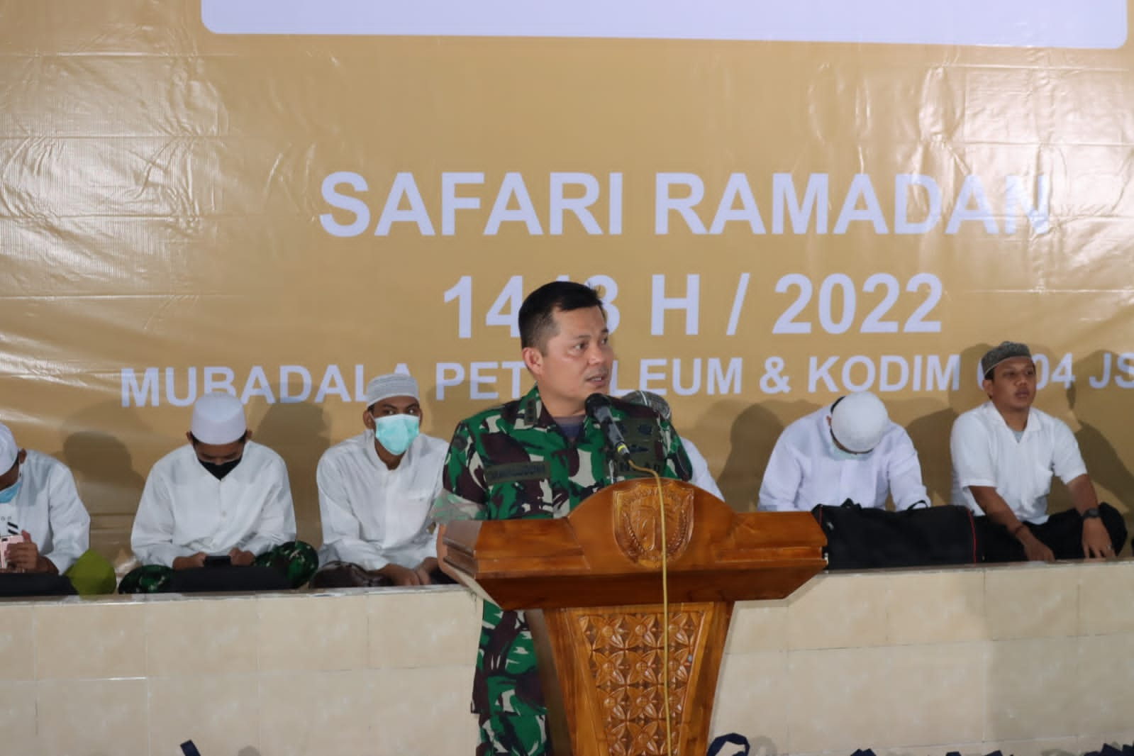 Kodim 0504/JS Bersama Yayasan Mubadala Petroleum Gelar Safari Ramadhan