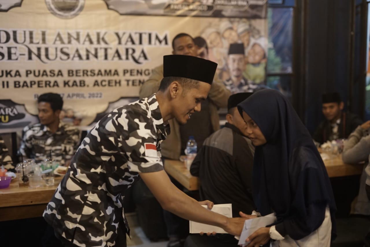 Bapera Aceh Tengah – Bener Meriah Buka Bersama Dan Santuni Anak Yatim