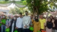 Muchendi dan Ishak Mekki Silaturahmi di Jum’at Barokah Dengan Masyarakat Kayuagung