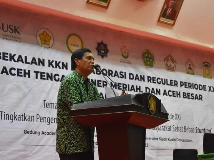 Berikan Materi Pembekalan KKN USK, Asisten II: Berinovasilah Dan Dorong Pembangunan Desa