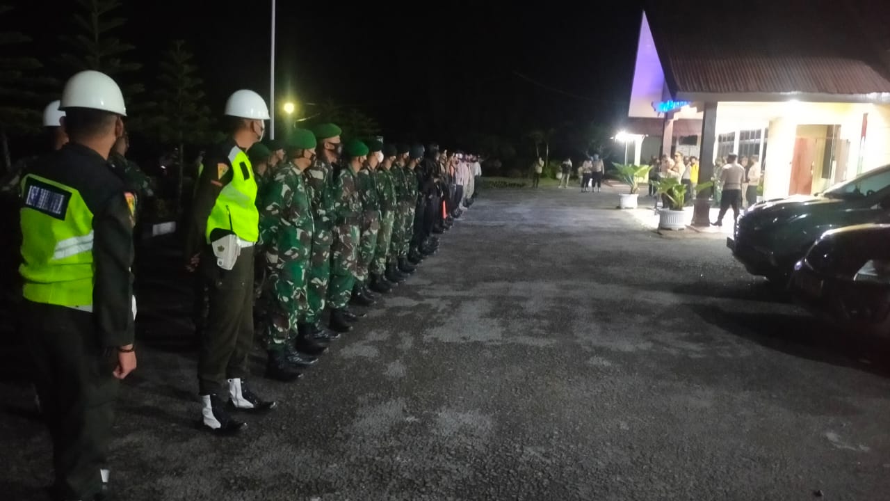 Sambut Idul Fitri 1443 HTahun 2022 TNI- POLRI Gelar Apel Gabungan