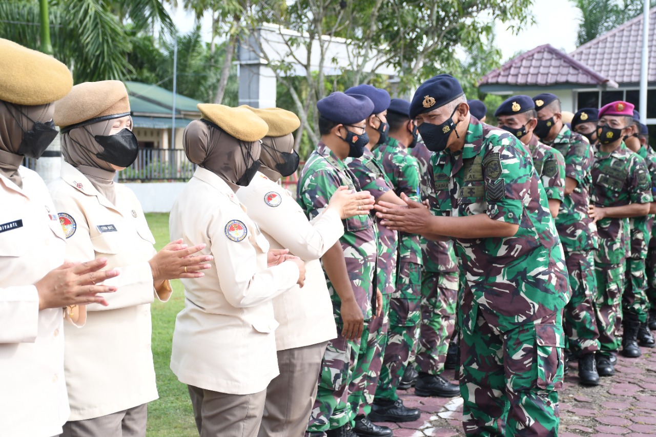 Komandan Lanal TBA Pimpin Apel Khusus dan Halal Bihalal Bersama Prajurit Ksatria Jala Bakti