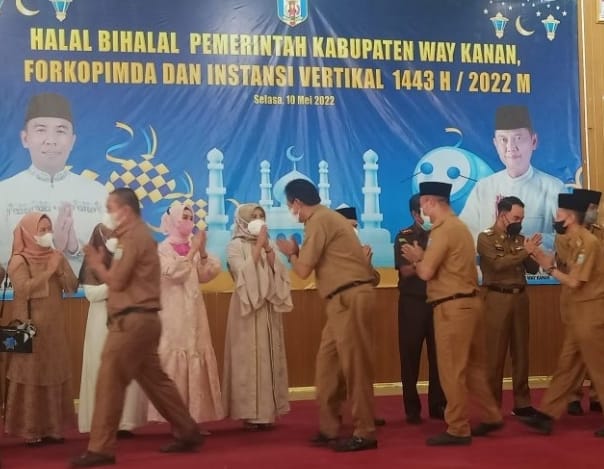 Bupati pimpin Acara Halalbihalal Hari Raya Idul Fitri 1443 H, Pemerintah Kabupaten Way Kanan 