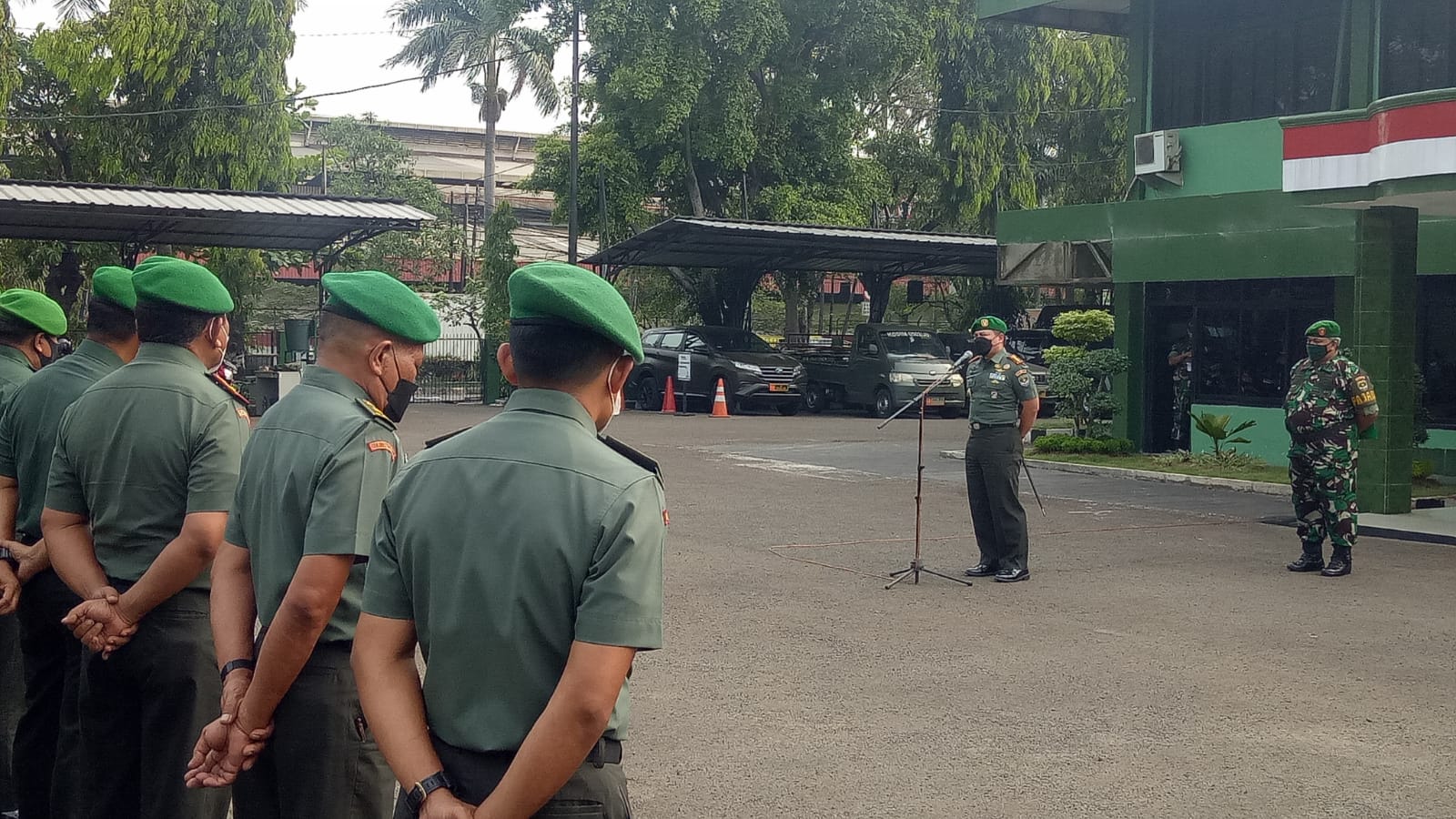 Komandan Kodim 0502/JU Pimpin Apel Pemberangkatan Cuti Gelombang 3