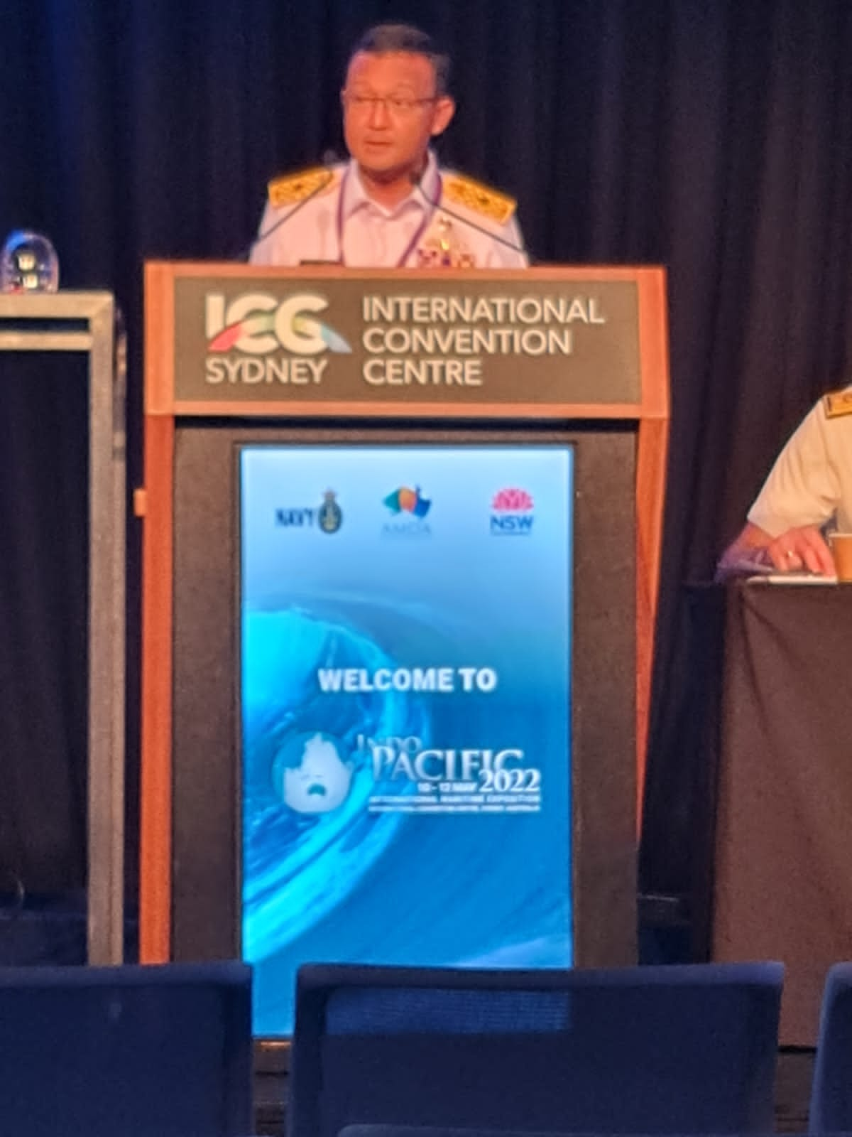 KAPUSJIANMAR SESKOAL MENGIKUTI KEGIATAN INDO PACIFIC SEA POWER CONFERENCE DI SIDNEY AUSTRALIA.