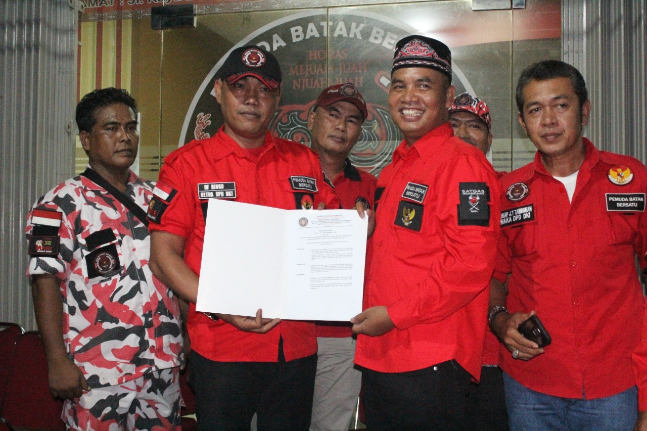 Ronal Sihotang Gantikan Alm Frenky Purba jadi Ketua DPC Pemuda Batak Bersatu Jakarta Barat