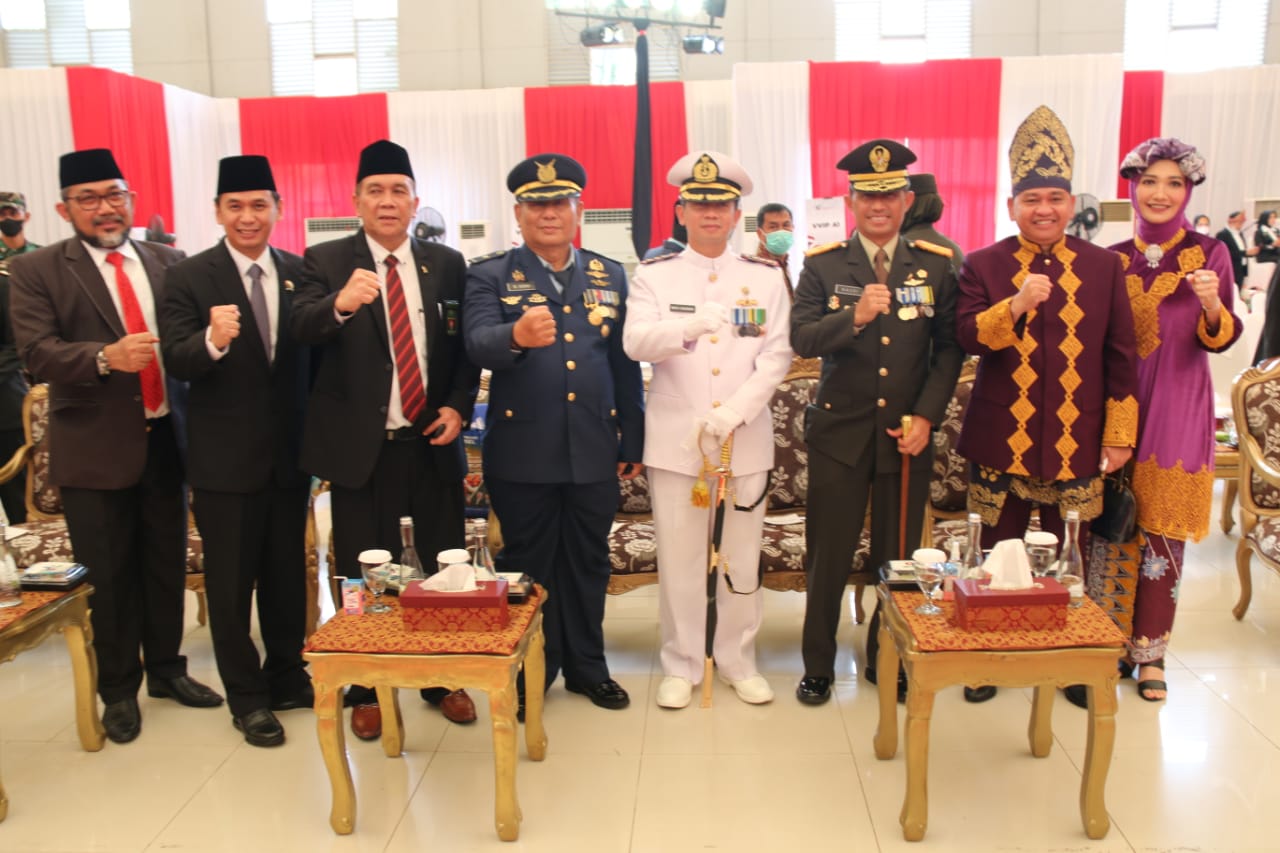 Danlanal Palembang Hadiri Rapat Paripurna Istimewa DPRD Provinsi Sumatera Selatan