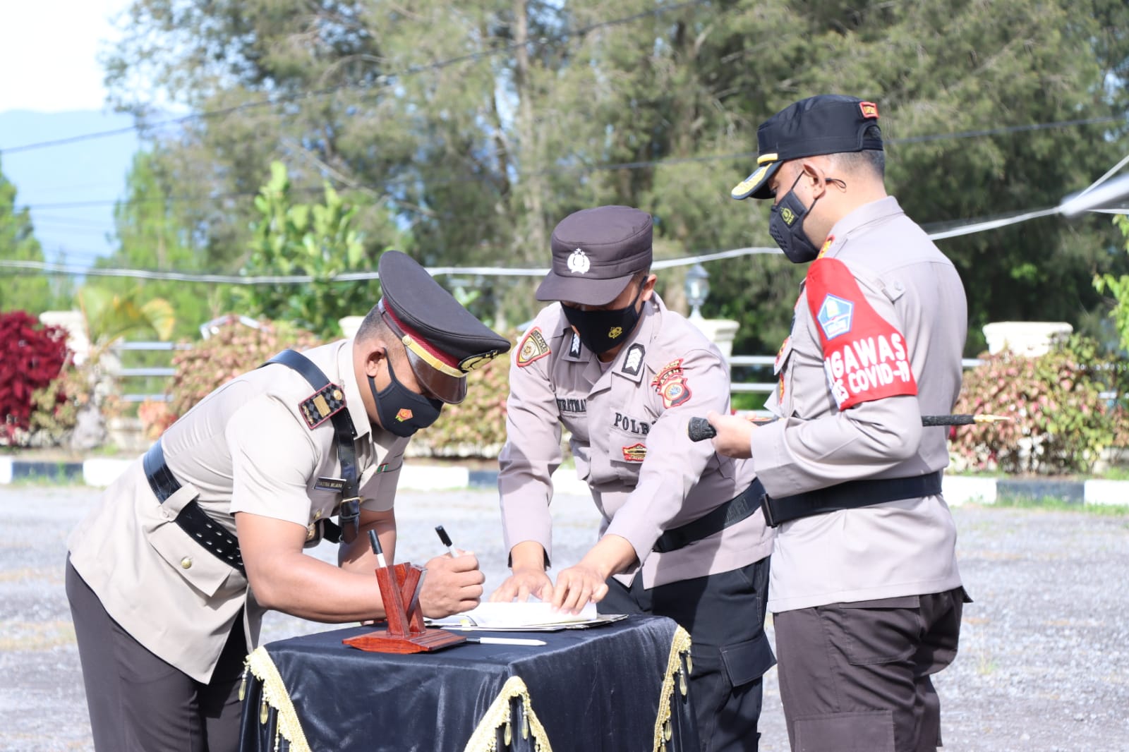 Kapolres Bener Meriah pimpin Sertijab Sejumlah Pejabat Utama Polres Bener Meriah