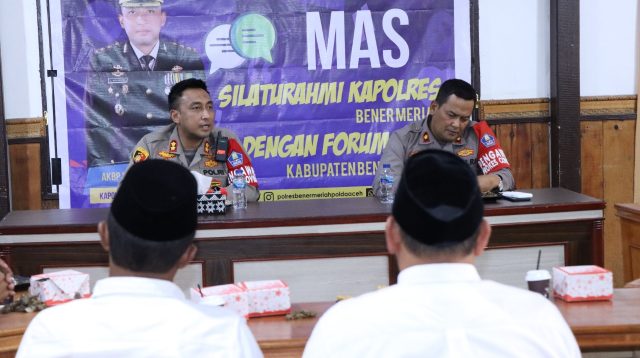 Kapolres Bener Meriah Ngobrol Mas dengan Forum Reje Kampung 