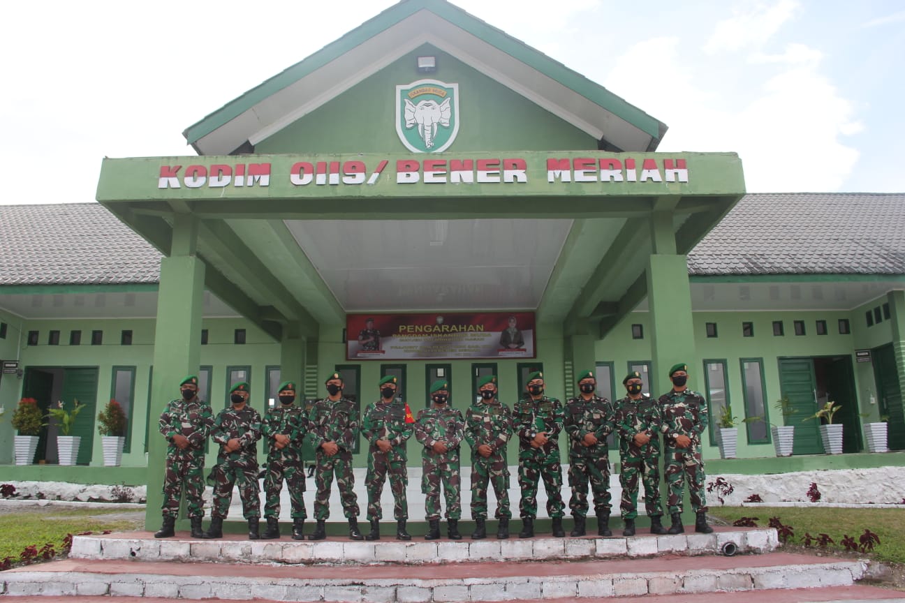 Dandim Pimpin Upacara Bendera, Di Lanjutin Acara Purna Tugas Prajurit