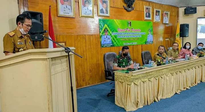 Adakannya Rapat Tim Terpadu Penanganan Dampak Lnteraksi Gajah Dengan Penduduk Dihadiri Bupati Lampung Timur