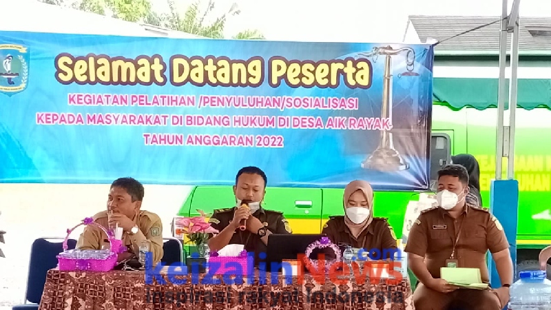 Kejari Belitung Gelar Penyuluhan Program Pembinaan Masyarakat Taat Hukum