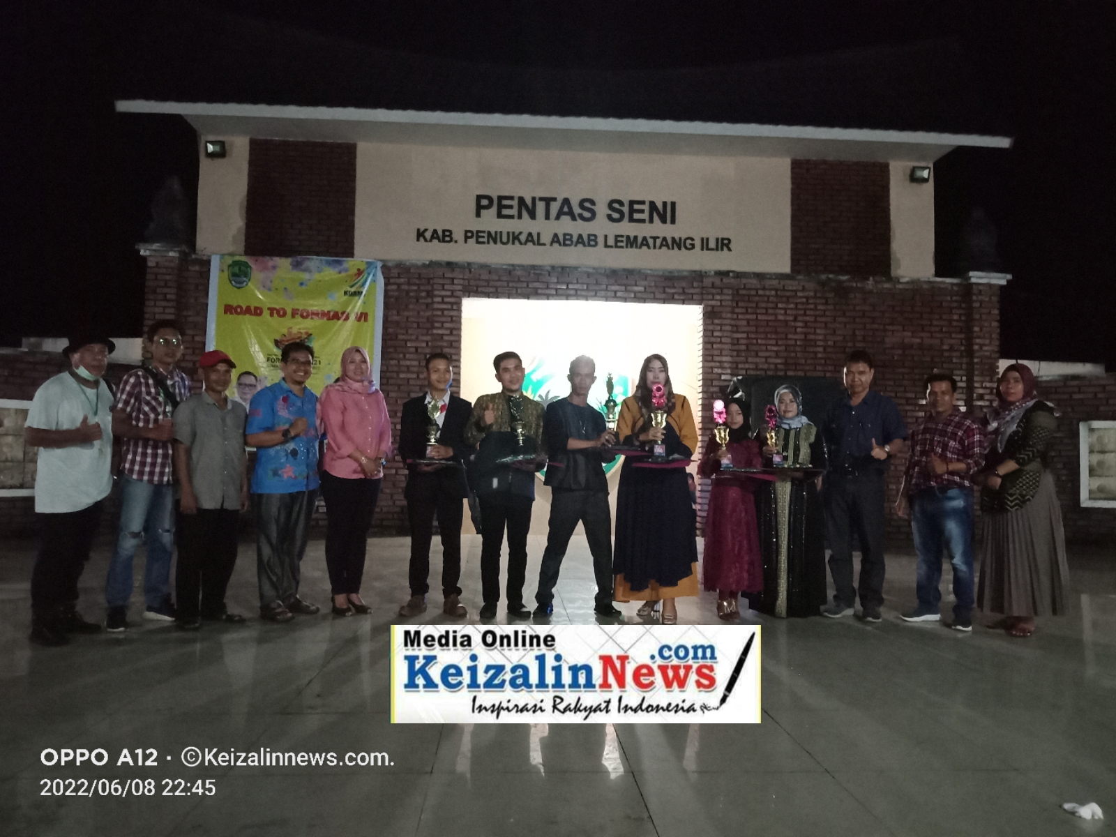 Grend Final Lombah Karoke Di Taman Wisata Candi Bumiayu Pentas Seni Kabupaten PALI.