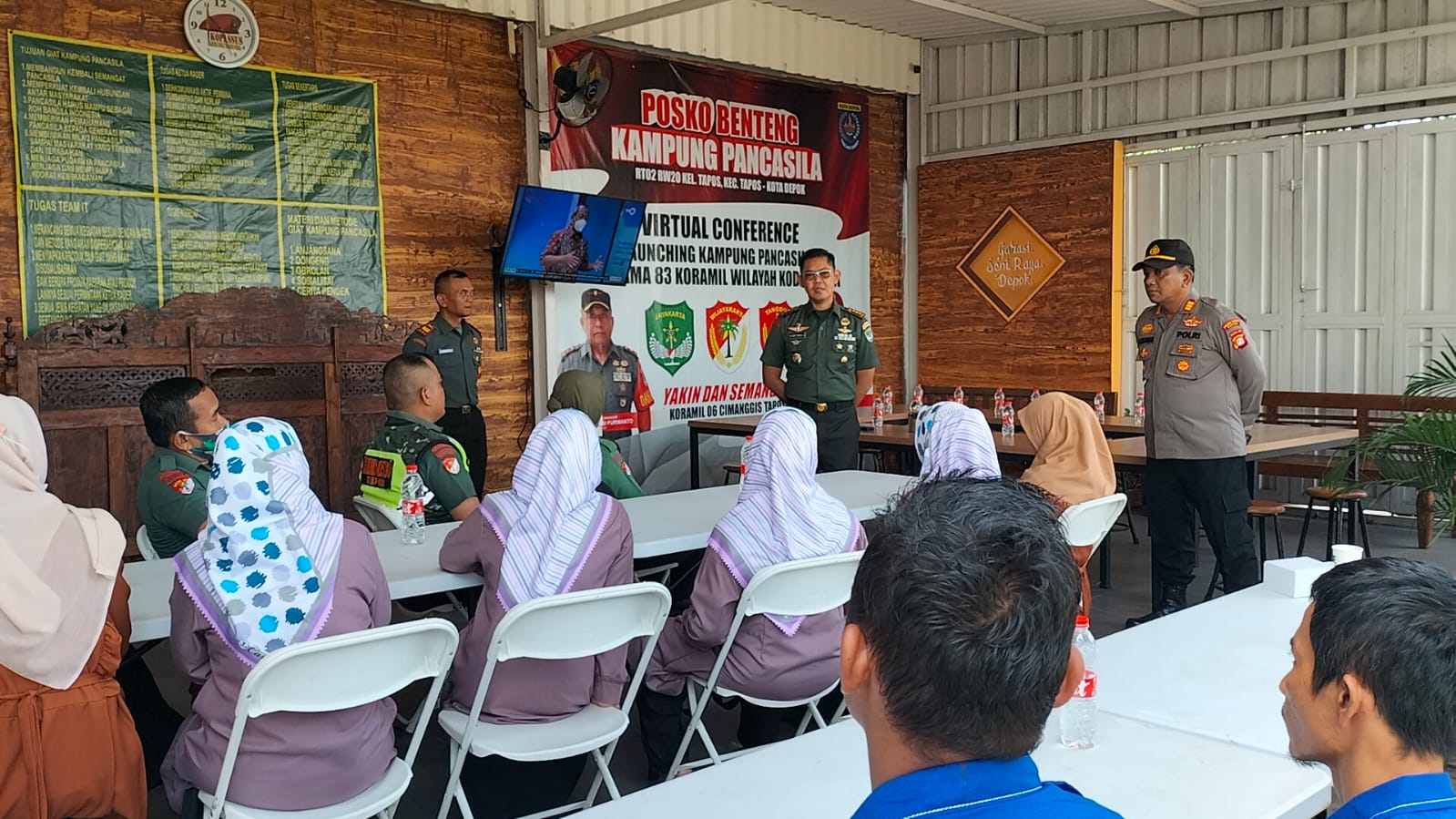 Kodim Depok Gelar Lombang Kampung Pancasila