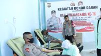 78 Kantung Darah Berhasil Dikumpulkan Dalam Kegiatan Bhakti Sosial Hari Bhayangkara Ke- 76 di Bener Meriah