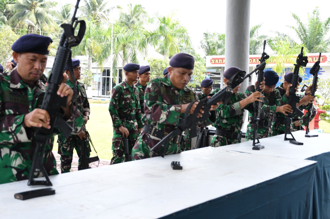 Tim Kolat Koarmada I Saksikan Uji Terampil Glagaspur Pangkalan di Lanal Tanjung Balai Asahan