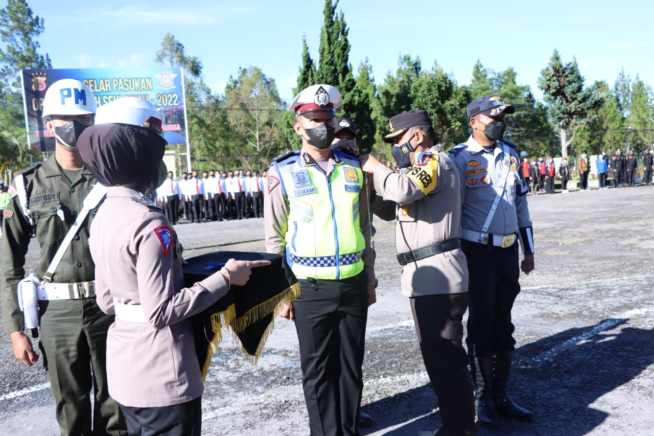 Kapolres Bener Meriah, Pimpin Apel Gelar Pasukan Operasi Patuh Seulawah 2022 